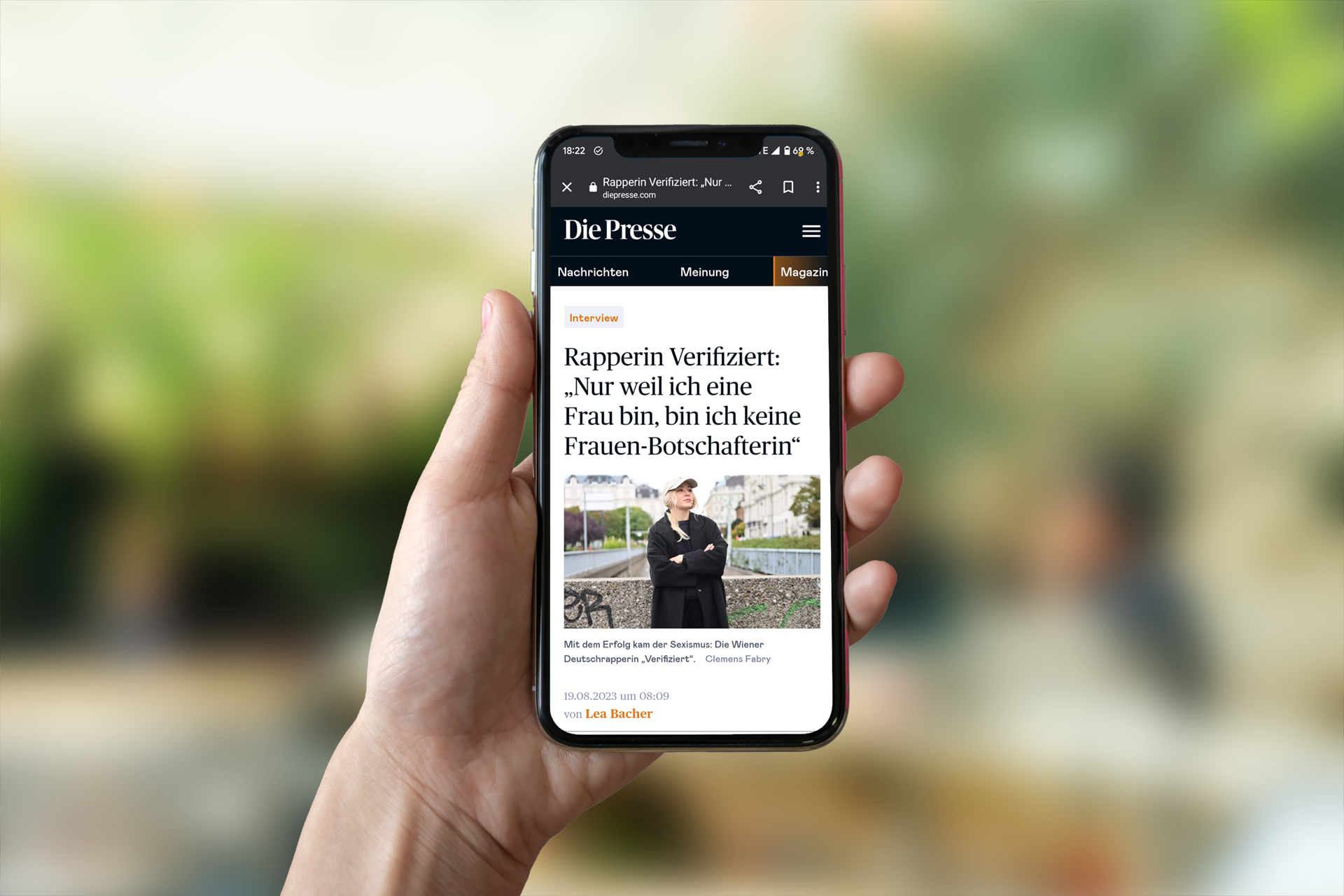 Rapperin Verifiziert im Interview