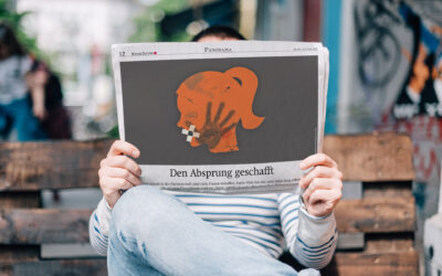 Den Absprung geschafft