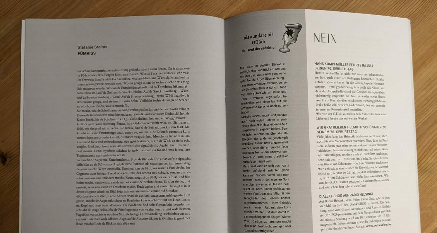 In der Redaktion des ‚Morgenschtean‘